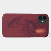 Rode goudvis en lantaarn Case-Mate iPhone case (Achterkant (horizontaal))