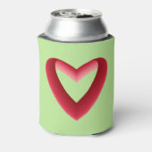 Rode gradiënthart blikjeskoeler (Blikje Achterkant)