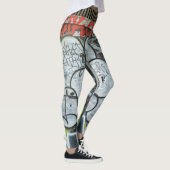 Rode graffiti leggings (Rechts)