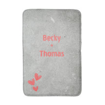 Rode graffiti naam op grijs beton, uw