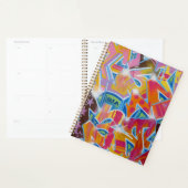 Rode graffiti wekelijks/maandelijks planner (Display)