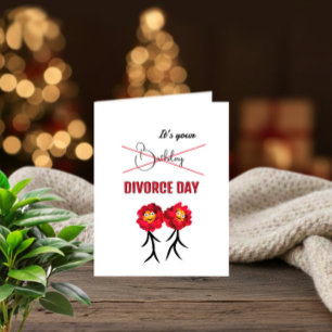 Rode grappige pioenen Verjaardagskaart Bedankkaart