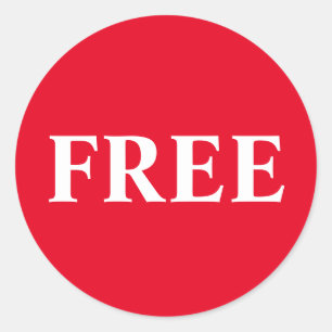 Rode Gratis Product Merchandise Sticker