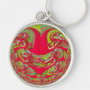 Rode & Groene Flora Vintage Hakuna Matata Cadeaus Sleutelhanger