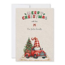 🎄Rode & Groene Kerstman Vintage Auto Kerstmis