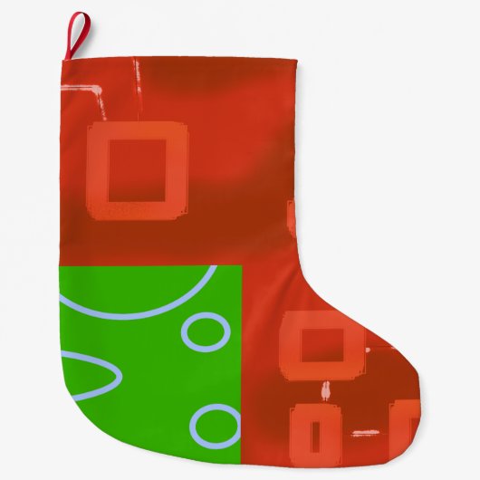 Rode Groene Kerstsok (Voorkant)