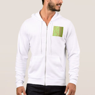 Rode Groene Vierkante Heren Basic Sweatshirt Met C
