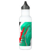 Rode, groene zwarte, speciaal gepersonaliseerde, m waterfles  (Links)