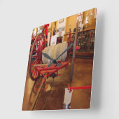 rode, grote slagerij vierkante klok (Hoek)