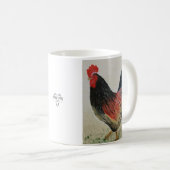 Rode Haan Acryl Schilderen Mok (Voorkant rechts)