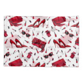 Rode hakken, mode accessoires. kussensloop (Achterkant)