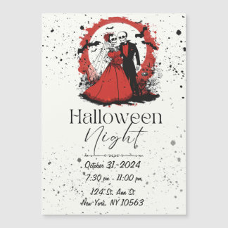 Rode Halloween uitnodiging