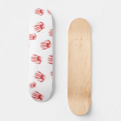 Rode handen skateboard (Voorkant)