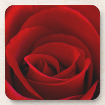 "Rode" harde onderzetters met kurk achteraan, 6