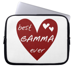 Rode Hart Beste Gamma Ooit Gifts Laptop Sleeve
