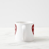Rode Hart Beste Gram Ooit Geschenken Espresso Kop (Achterkant)