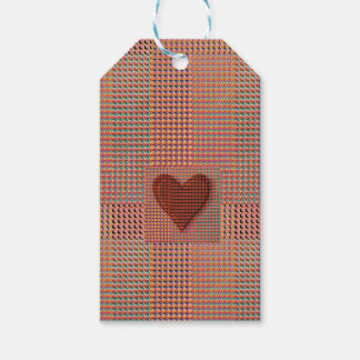 Rode Hart  Cadeaulabel