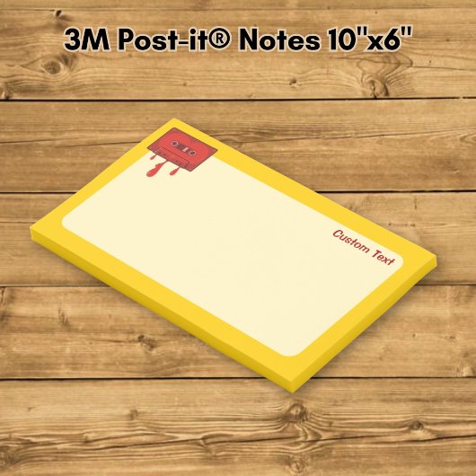Rode Hart Cassette Post-it® Notes