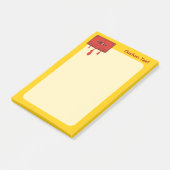 Rode Hart Cassette Post-it® Notes (Schuin)
