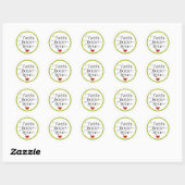 Rode Hart Geloof Hoop Liefde Sticker (Vel)