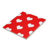 Rode Hart Liefde Design Tegeltje (Zijkant)