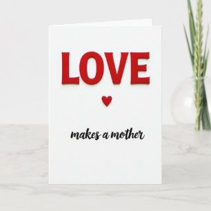 Rode Hart Liefde Moeder Kaart