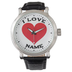 Rode Hart Liefde Symbool-18374 Horloge