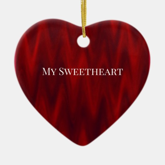 Rode Hart Ornament (Voorkant)