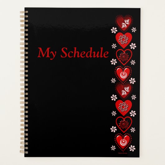 Rode Hart Planner (Voorkant)