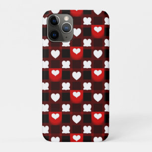 Rode Hart Romantisch Schattig Liefde Esthetisch On iPhone 11 Pro Hoesje
