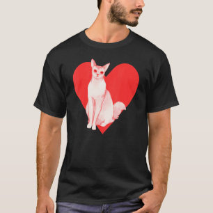 Rode Hart Schattig Huisdier Beste Vriend Balinese T-shirt