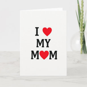 Rode Hart Simpele Liefde Kaart