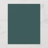 Rode Hart Slate Grijs Script Bruiloft Flyer (Achterkant)