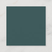 Rode Hart Slate Grijs Script Bruiloft Informatiekaartje (Achterkant)