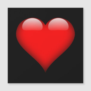 Rode Hart Trendy Liefde Bruiloft