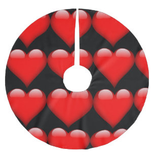 Rode Hart Trendy Liefde Huwelijk Kerstboom Rok