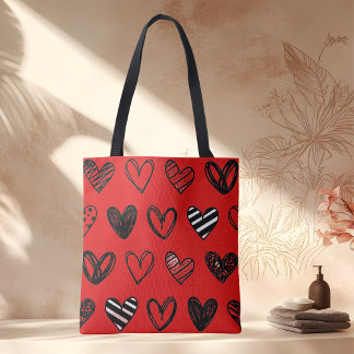 Rode hart valentijnsspecial draagtas