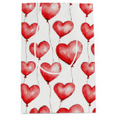 Rode hartballonnen medium cadeauzakje (Voorkant)