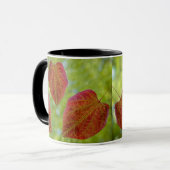 Rode hartbladeren mok (Voorkant links)