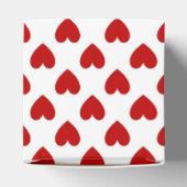 Rode harten bedankdoosjes (Bovenkant)