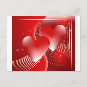 Rode Harten Briefkaart