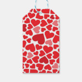  rode harten cadeau labels cadeaulabel (Voorkant)