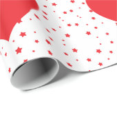 Rode harten cadeaupapier (Rol Hoek)