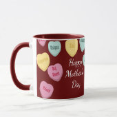 Rode harten en fotobericht | Spaanse Moederdag Mok (Links)