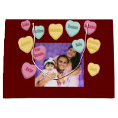 Rode harten fotobericht | Spaanse Moederdag Groot Cadeauzakje (Voorkant)