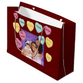 Rode harten fotobericht | Spaanse Moederdag Groot Cadeauzakje (Voorkant Gekanteld)