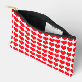 Rode Harten Klein Etui (Open)