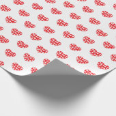 Rode harten met weinig hart cadeaupapier (Hoek)