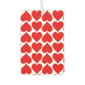 Rode harten patroon, romantisch, liefde luchtverfrisser (Voorkant)