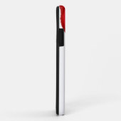 rode hartslag Case-Mate iPhone case (Achterkant/rechts)